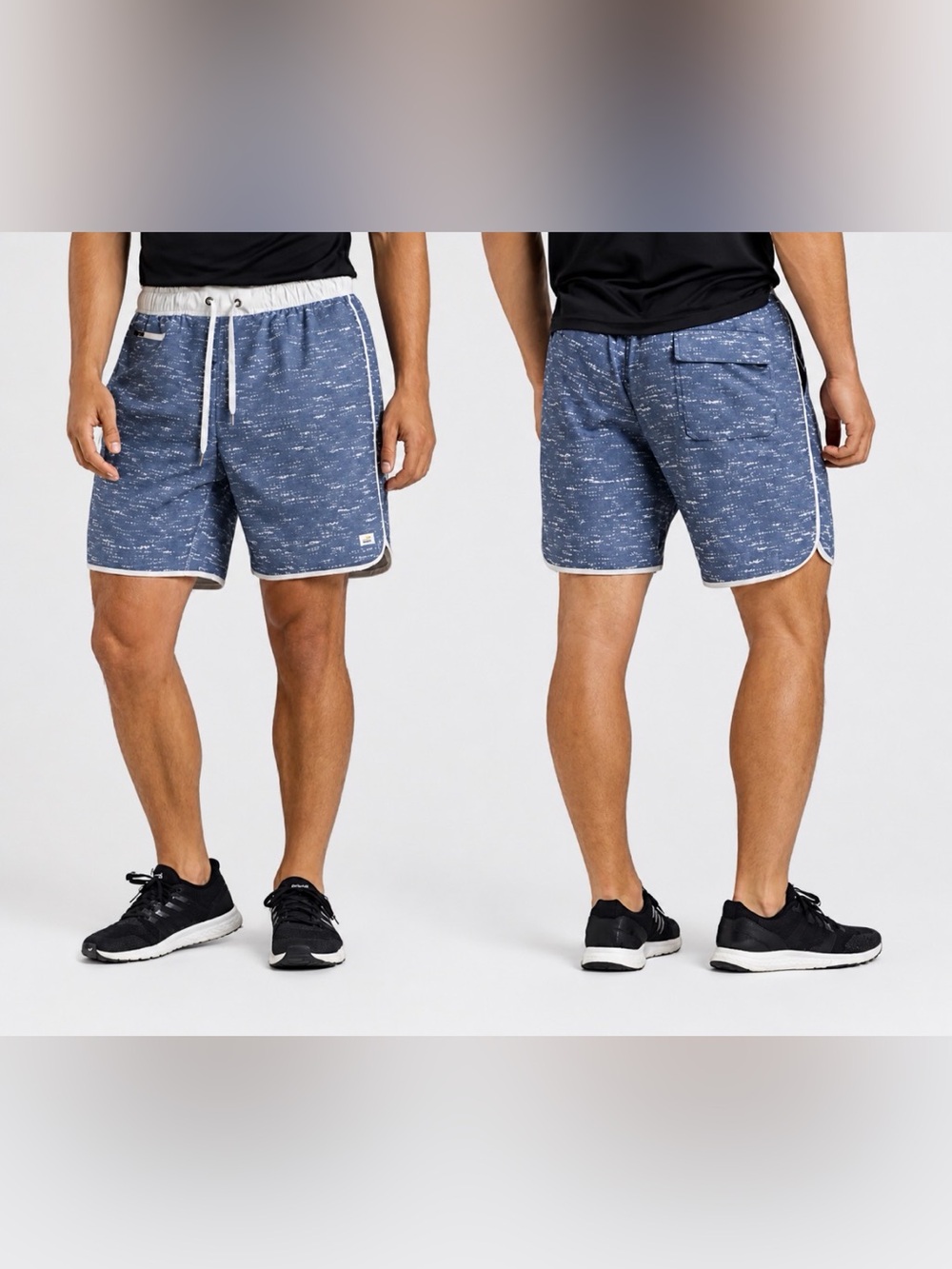 Vuori Banks Shorts V330 Men’s M Blue Athletic Unlined Drawstring Gym Run Swim